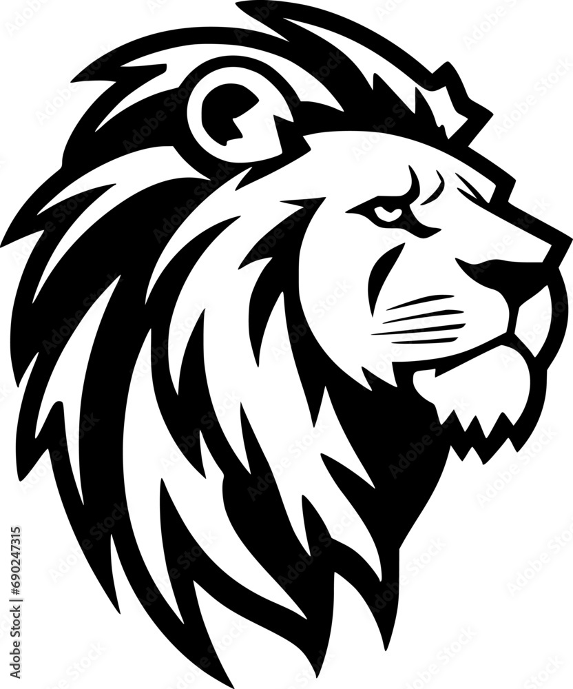 Fototapeta premium Lion - High Quality Vector Logo - Vector illustration ideal for T-shirt graphic