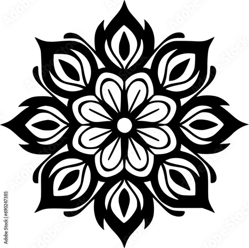 Mandala - High Quality Vector Logo - Vector illustration ideal for T-shirt graphic