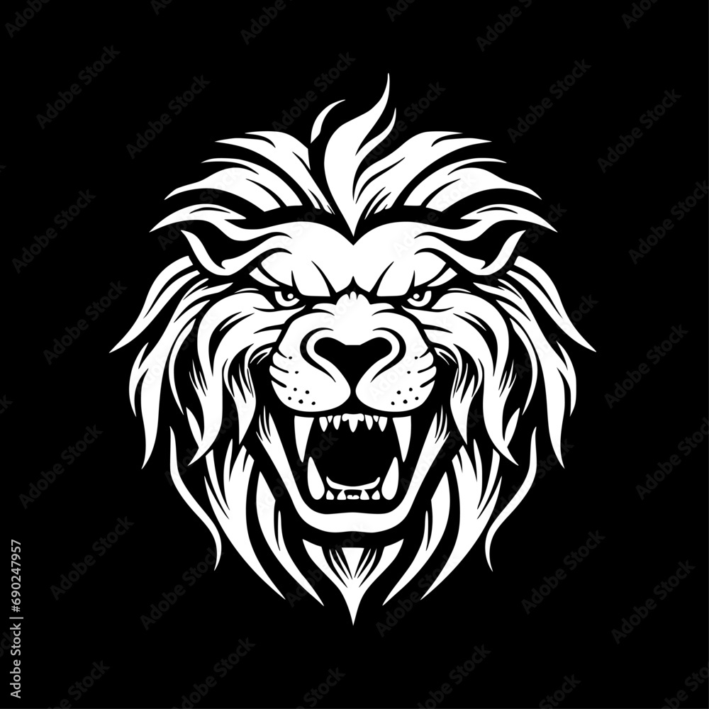 Fototapeta premium Lion - High Quality Vector Logo - Vector illustration ideal for T-shirt graphic