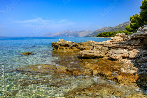 Croatian landscape, Adriatic Sea, photo for photo wallpaper © dominikspalek.pl