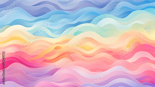 abstract background with pastel color waves