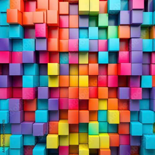 colorful squares © Luff.