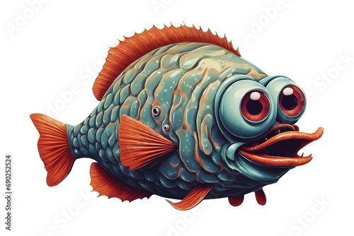 Mad Smiling Fish (JPG 300Dpi 10800x7200)