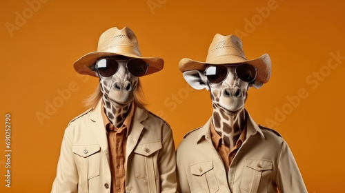 Wild West Whiskers: Animals in Western Fashion for Eye-Catching Ads