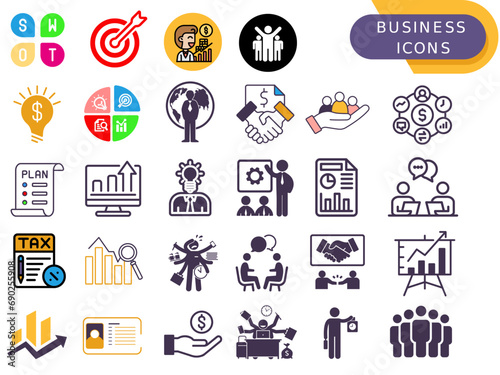 Wallpaper Mural social network icons Torontodigital.ca