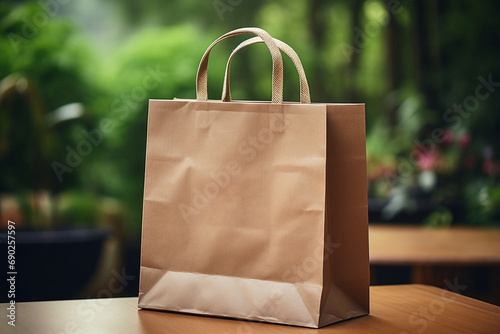 Sustainable Shopping Recycling bags - Ai generated - Generative Ai	