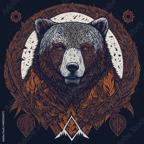 2d vector illustration colorful beach sea palm summer island  tree tropical 