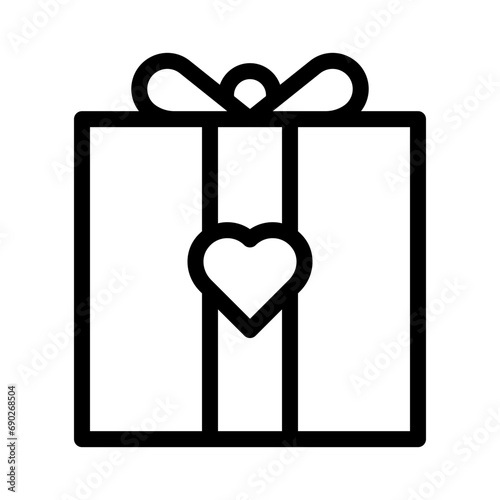 gift line icon