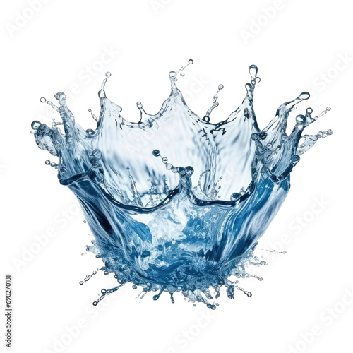 water liquid splash includes clipping path isolated on white or transparent background