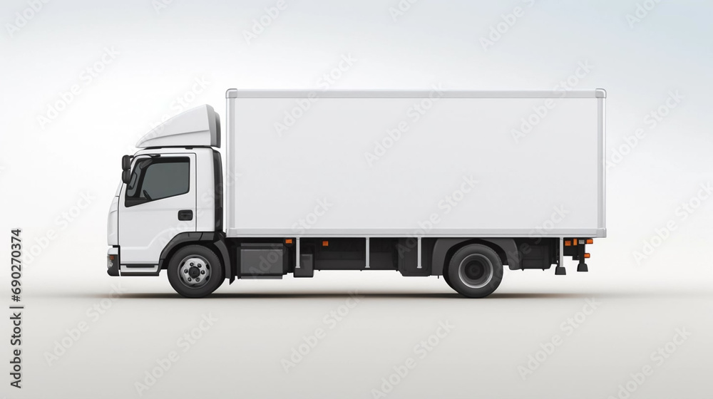 copy space, stockphoto,white delivery truck side view cargo truck advertising. Side view of a big white truck with an even light background. Copy space available. Template for transportation company. copy space, stockphoto,white delivery truck side view cargo truck advertising. Side view of a big white truck with an even light background. Copy space available. Template for transportation company.