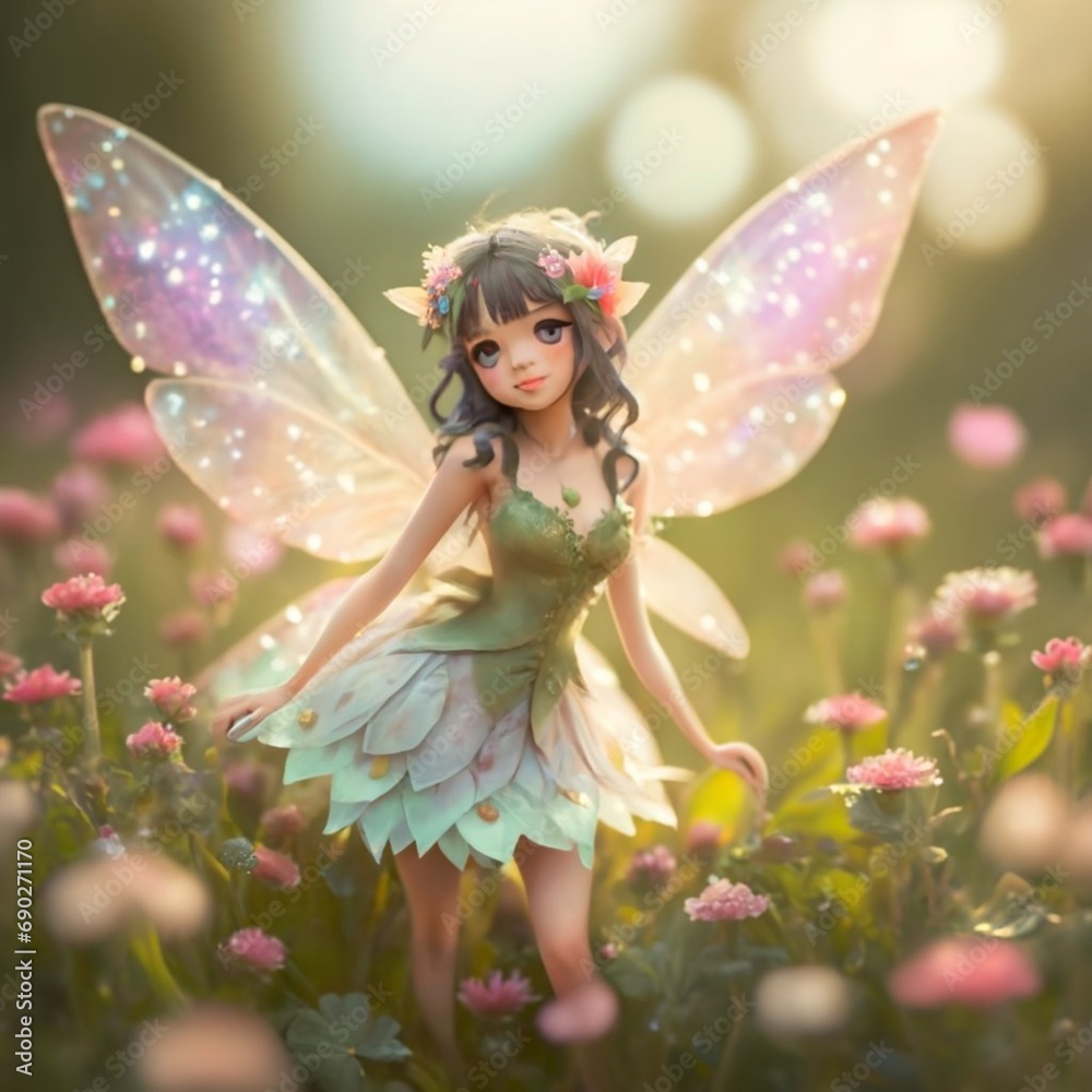 fairy with magic wand fairy with magic wand