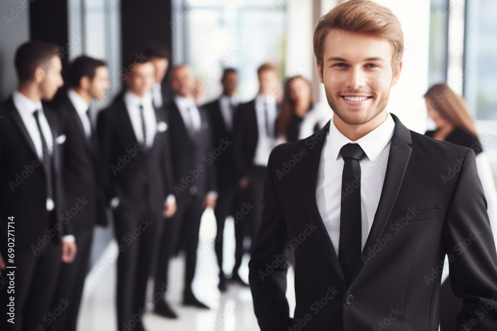 A Professional Businessman Leading a Meeting A Professional Businessman Leading a Meeting