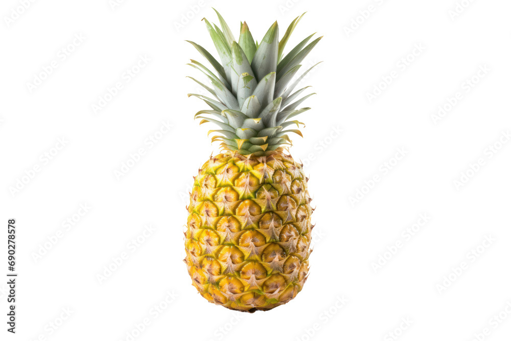 Fresh Pineapple Fruit Isolated on Transparent, PNG Fresh Pineapple Fruit Isolated on Transparent, PNG