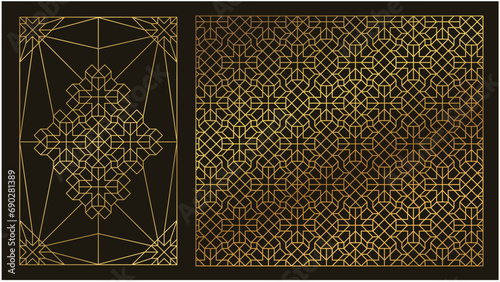 gold black gothic pattern gold gradient tile texture abstract bible stained grass unique pattern