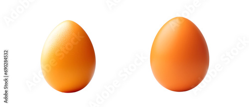 Set an orange egg on a white background, in the style of Pegi Nicol Macleod, youthful energy, Joel Robison, Miwa Komatsu, eye-catching, Louis, crisp photo