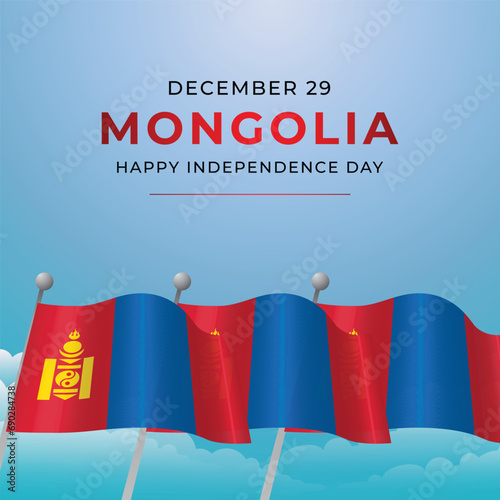 Flyers honoring Mongolia Independence Day or promoting associated events might include vector images concerning the holiday. design of flyers, celebratory materials.