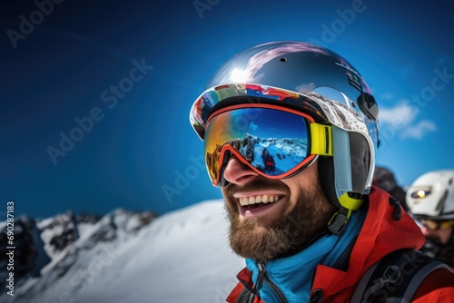 Skifahrer mit Skibrille © Jan Schuler