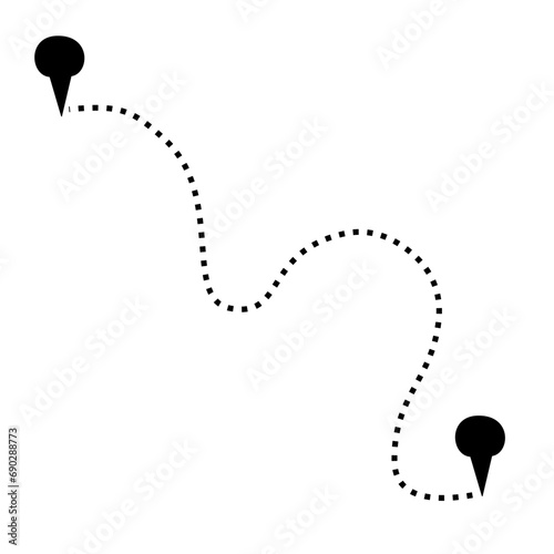 travel route icon