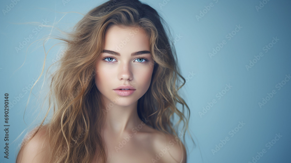 Beautiful Model with Perfect Natural Make up Beautiful Model with Perfect Natural Make up