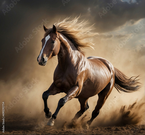 horse running