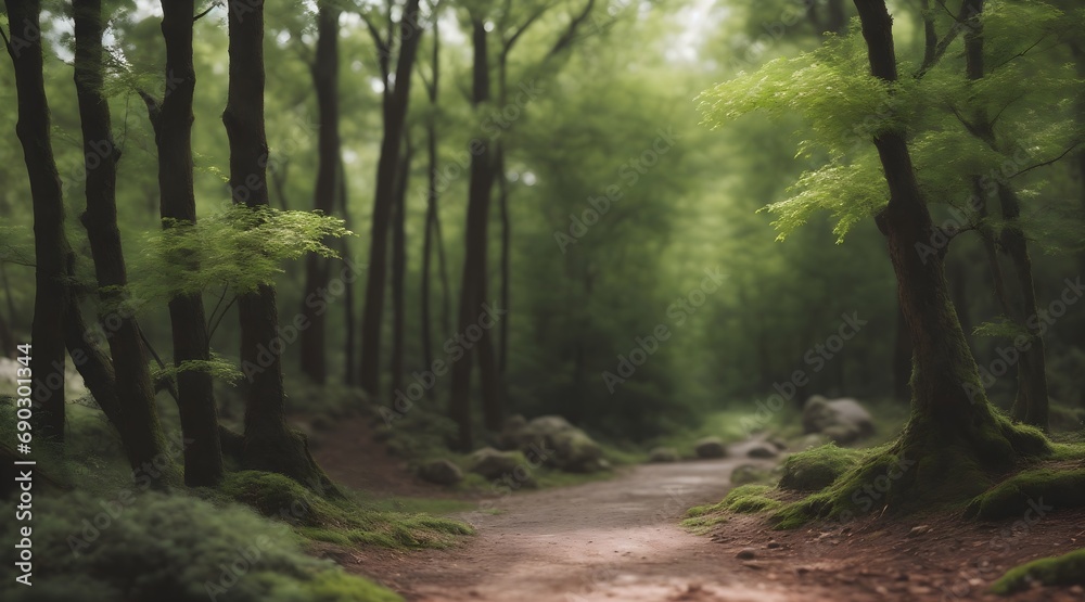 Obraz premium a path through the forest