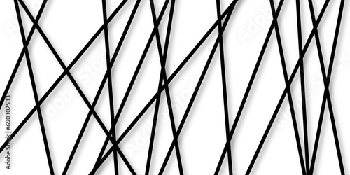 Abstract line background. abstract black lines with white background creative and geometric shape with white luxury pattern and paper texture design in illustration with white line background.