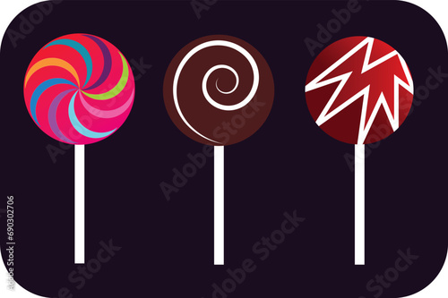 lollipop, candy, sweet, treat, sugary, confection, delicious, swirl, flavorful, confectionery, stick, fruity, dessert, yum, circular, round, colorful, enjoyment, childhood, snack, sucker, sugary