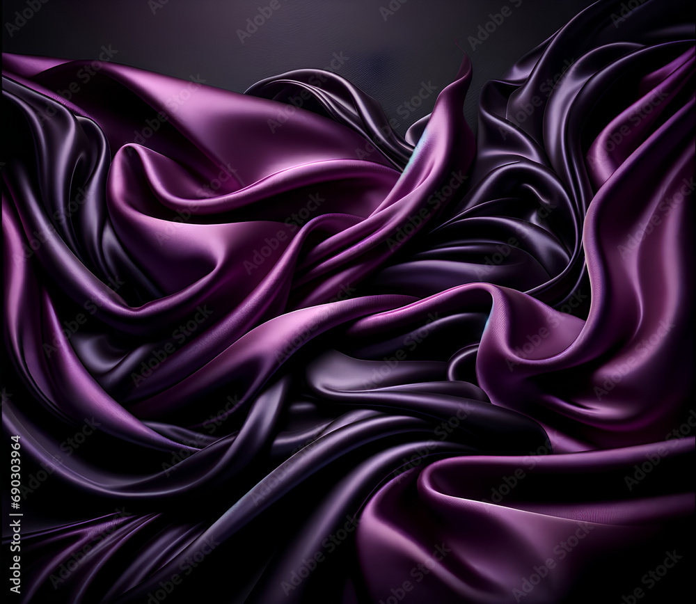 Obraz premium Large purple silk satin texture background