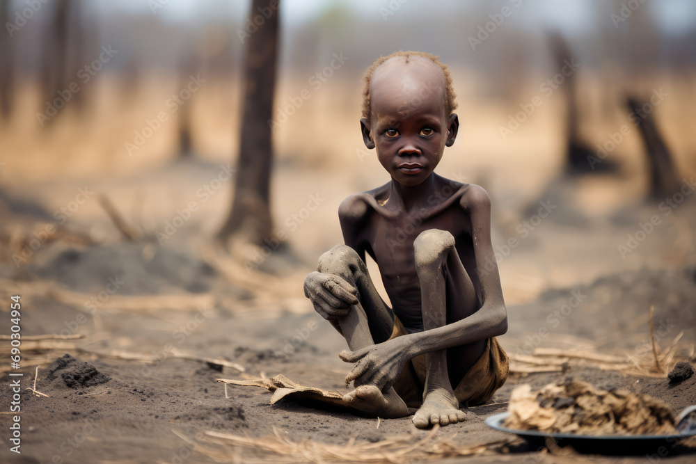 © Anastasiia - Starving Child Gazes Into Camera, Pleading For Help Underweight Boy © Anastasiia - Starving Child Gazes Into Camera, Pleading For Help Underweight Boy