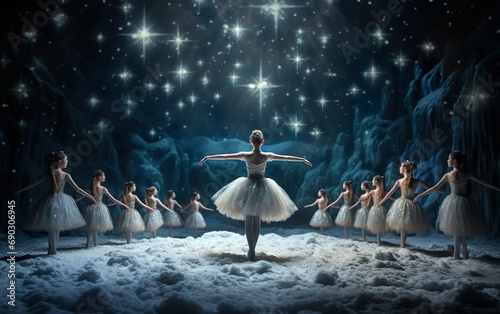 ballet of snowflakes