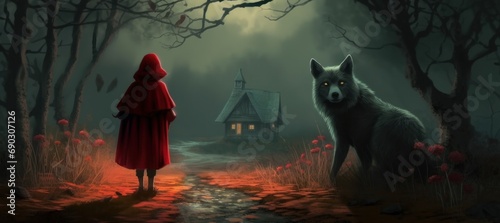 Little Red Riding Hood in Enchanted Forest