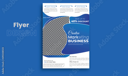 Creative flyer design.