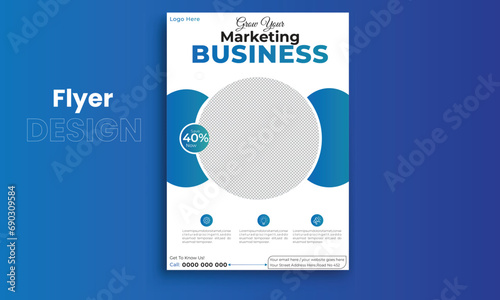 Business flyer design.