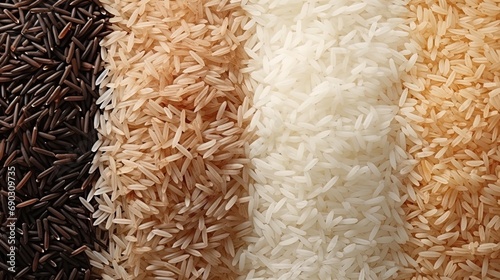 Rice patterns with rice flakes