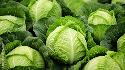 cabbage that grows on the plantation