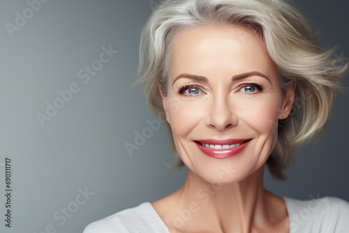 A Woman With Gray Hair