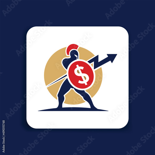 Spartan Finance Business Capital Investment Security Modern Logo
