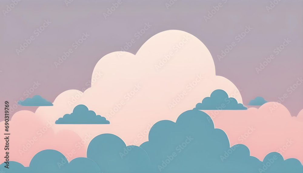 clouds in the sky isolated with cartoon theme. clouds in the sky isolated with cartoon theme.