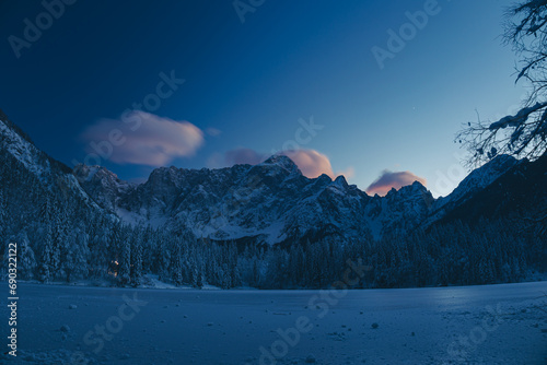 Cold evening at the lakes of Fusine © zakaz86