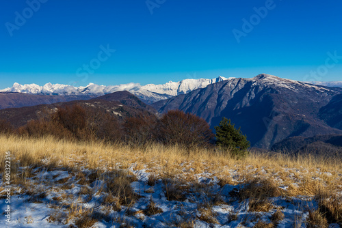 Prealpi Giulie in an autumn day