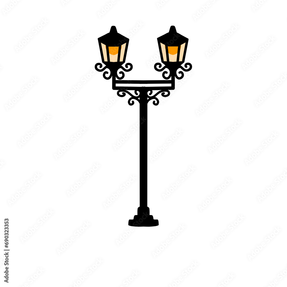 Garden lamp. Street lights