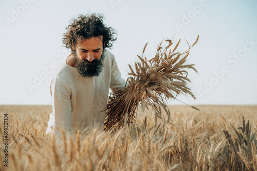 Canvas Print The Workers' Calling: Jesus Among the Wheat