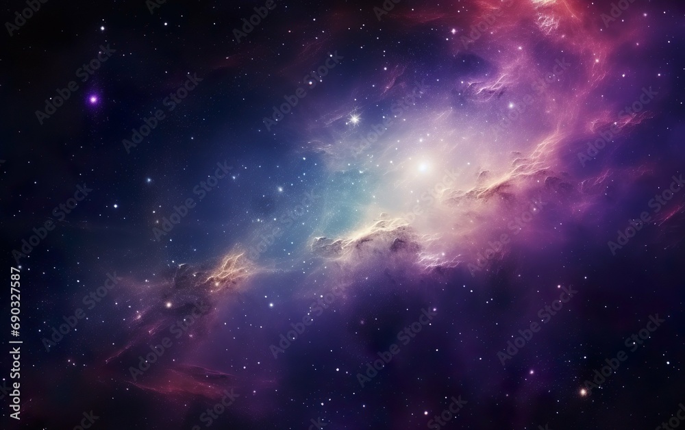 Abstract space background Beautiful ga