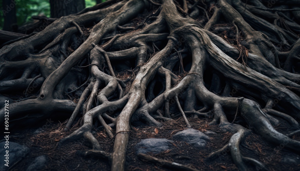 A Majestic Tree with an Abundance of Roots A Majestic Tree with an Abundance of Roots