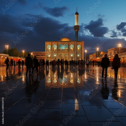 iran Naqshe Cehan Square blue. photo