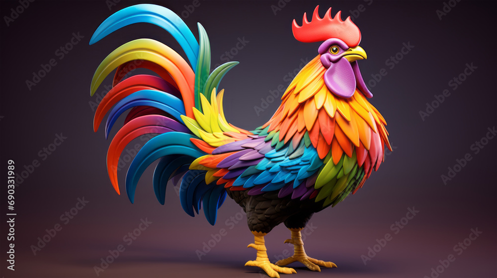 rooster icon background rooster icon background