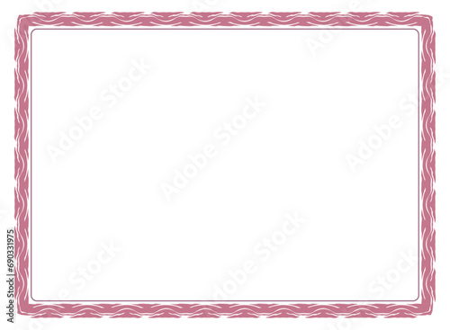 purple frame with ornament vector illustration	
