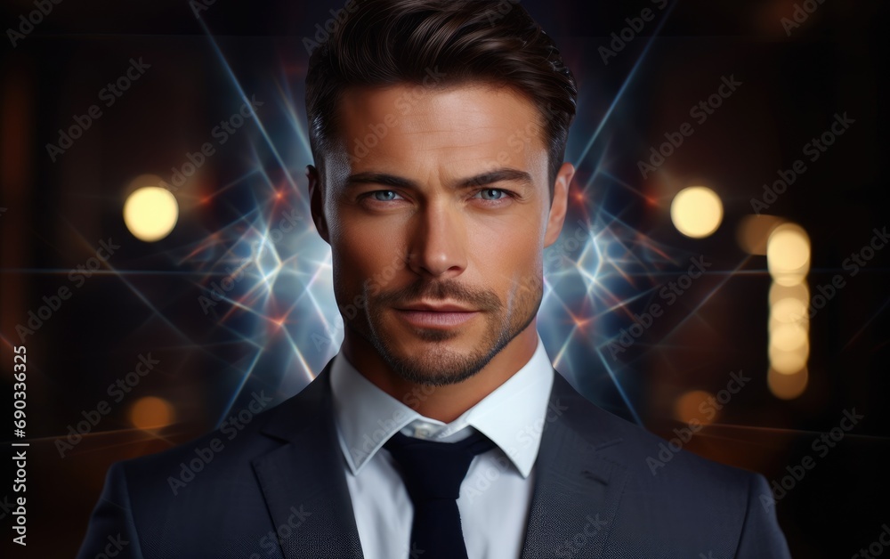 Studio portrait of a businessman Studio portrait of a businessman
