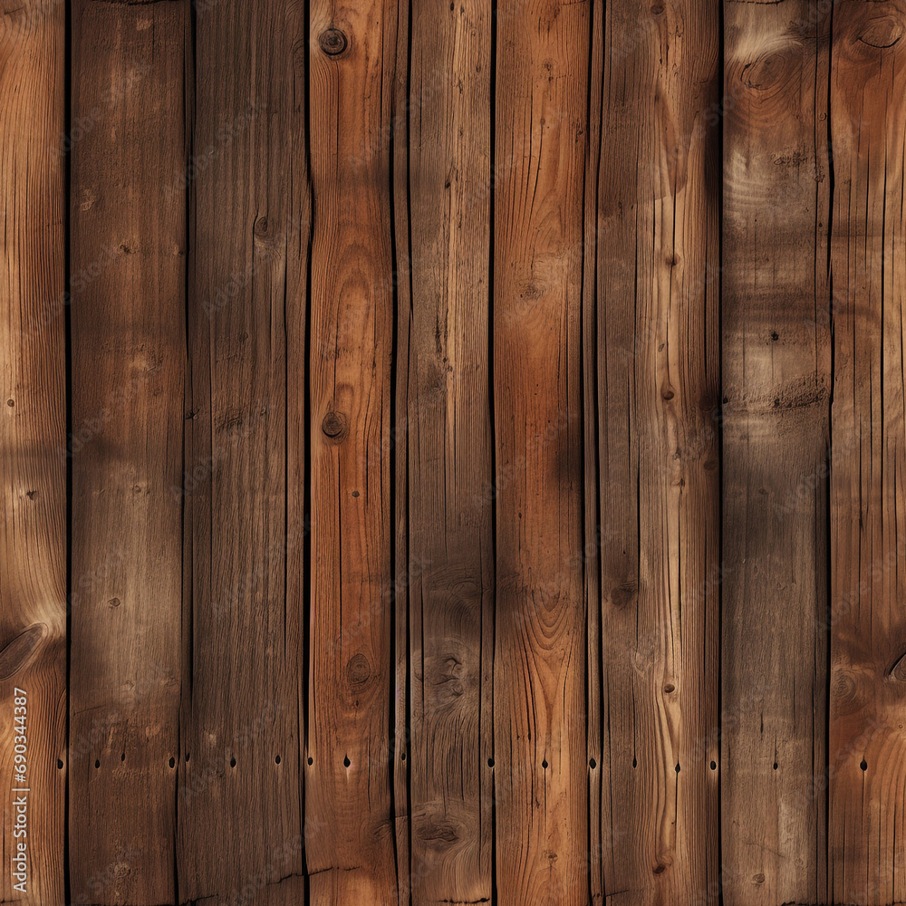 Fototapeta premium Texture, source house plank wall created with Generative Ai