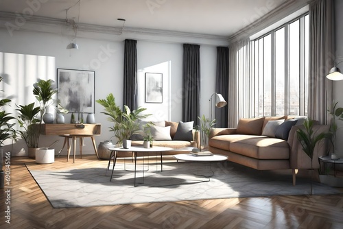 modern living room © Laiba